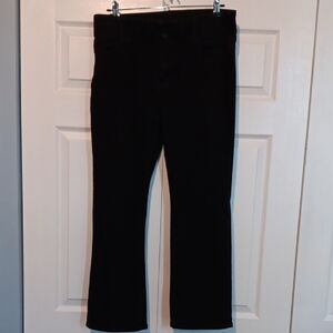 9 West Women's Jeans Pants Size 14 Short Black